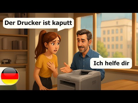 Start Learning German through Easy Dialogues (A1-A2) 10 Daily German Conversations at Work