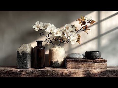 Waiting for Spring Still Life In Neutrals Frame TV Art Screensaver