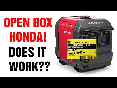 Clearance Honda Generator... Inspection, Oil Change and Testing!
