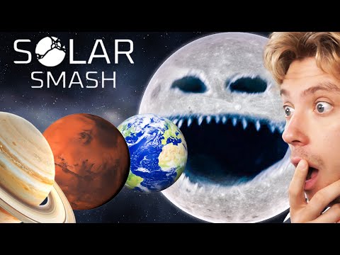 The Moon Wakes Up vs Every Planet... (Solar Smash)