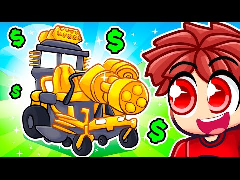 Spending $100,000 to get MAX LEVEL LAWN MOWER!