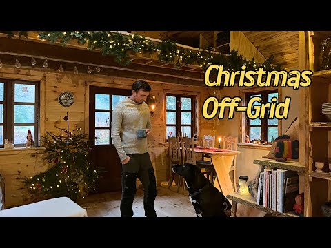 Preparing for My Off-Grid Cabin Christmas | Alone With My Dog 🎄