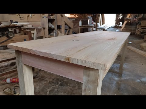 Teknik cepat membuat meja kayu sederhana