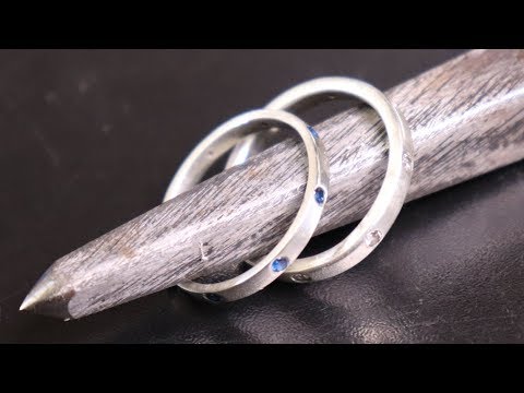 How to flush set stones into ring and metal