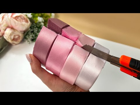 I CUT THE RIBBON AND MADE AN AWESOME PIECE! 😍 CHIC IDEA TO DECORATE YOUR HOME!