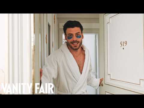 Heated Rivalry's François Arnaud Gets Ready for the Saint Laurent Show | Vanity Fair