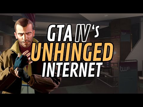Browsing GTA IV's unhinged internet