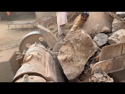 "Stone Crusher Machine: A Giant at Work"The Power of Stone: Machine Working in Action"#stonecrusher