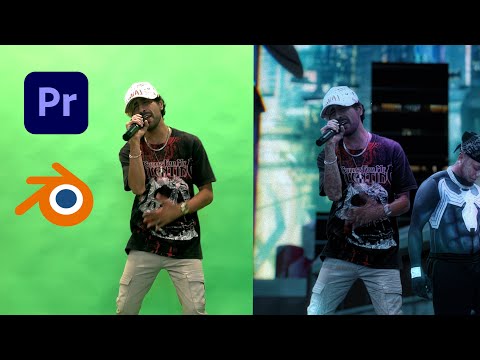 Quick Greenscreen in 3D: Blender & Premiere VFX Tutorial
