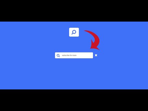Make a Responsive Search Bar with Html Css And JavaScript