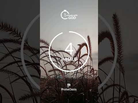 Take 1 minute with God | Guided Breathing Worship Short #soakingworshipmusic  #guidedmeditation