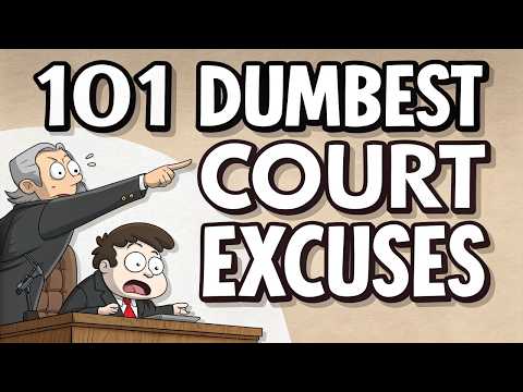 101 Dumbest Excuses Criminals Gave in Court