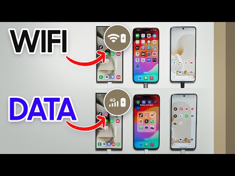 WiFi vs 4G Data Samsung S24 Ultra vs iPhone 15 Pro Max vs Pixel 8 Pro EXTREME Battery Drain Test