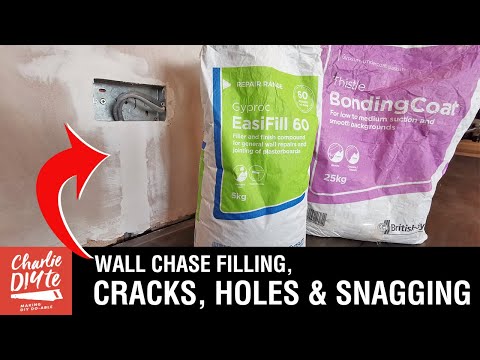 How to Fill Wall Chases, Cracks & Holes
