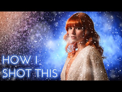 HOW I SHOT THIS | Off camera flash portrait shoot with FAKE SNOW