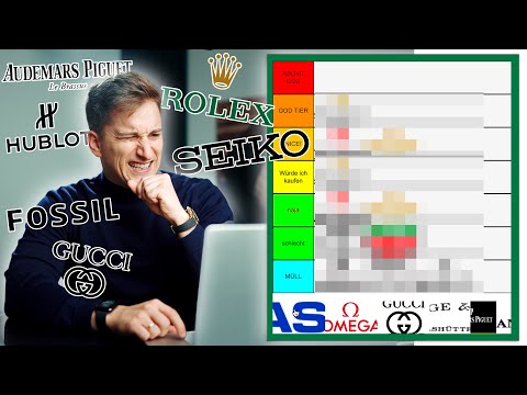 Watch expert rates (luxury) watch brands from TRASH to GODTIER!