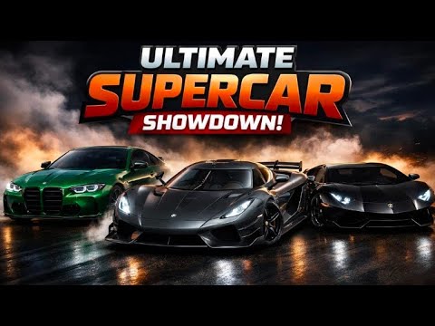BMW vs Koenigsegg vs Lamborghini ⚡ DRAG RACE!
