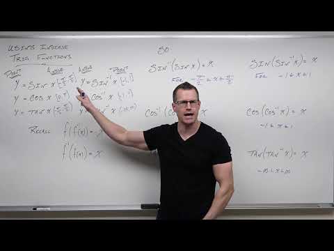 How to Use Inverse Trigonometric Functions (Precalculus - Trigonometry 18)