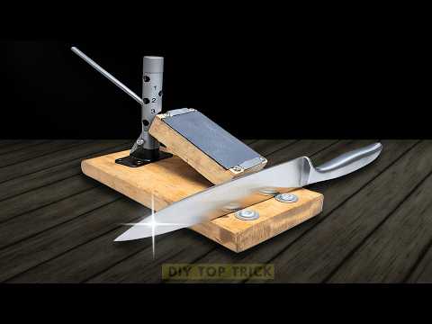 Get a RAZOR Sharp Knife in 1 Minute with this DIY SHARPENER