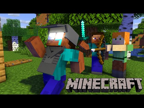 PLAYING NORMAL MINECRAFT CHALLENGE | Platabush Animation