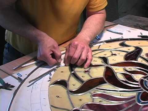 Stained Glass Artist Creates a Custom Window for Victorian Era House Near Boston