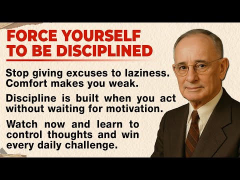 How to FORCE Yourself to Be Disciplined | Self Improvement | Improve English Fluency | Graded Reader