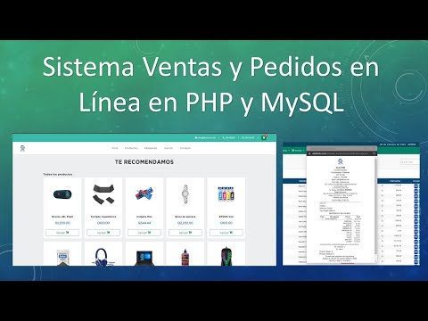 Sistema Ventas y Pedidos en Línea con PHP 7 - 8  y MySQL