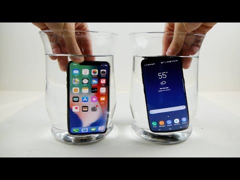 iPhone X vs Samsung Galaxy S8 Water Freeze Test! - What Will Happen?