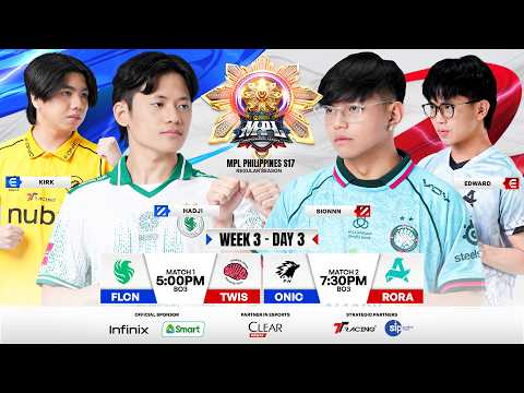 🔴 LIVE | MPL PH S17 | FILIPINO - Week 3 Day 3