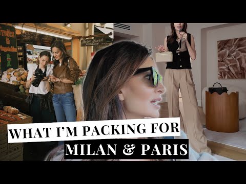 Photoshoots & Travel Prep: What I’m Packing For Milan and Paris