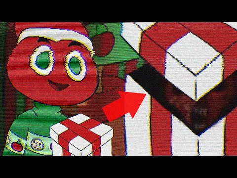 A bizarre apple farm game where a gift box in the game contains the "corpse of the game developer...