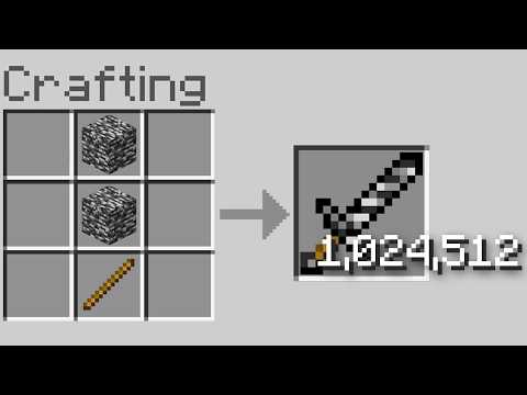 Minecraft, But Crafts Are Super...