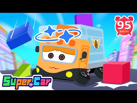 🔥 超级汽车 🚓 🚒 🚑｜第1-5集｜super car｜儿童动画片合集｜3D动画片｜汽车儿歌｜儿童动画片｜汽车动画片｜超级汽车