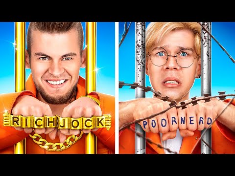 Prison Break! Rich vs. Poor Student!