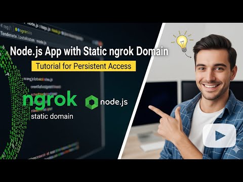 Run Your Local Node.js App Online with Free Static Ngrok Domain (Step by Step)