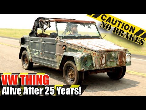 FORGOTTEN Volkswagen Thing On The Road Again After 25 YRS| Engine Swap On 1974 VW Type 181 |RESTORED