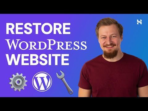 How to Restore a WordPress Website | Restoring Files and Database