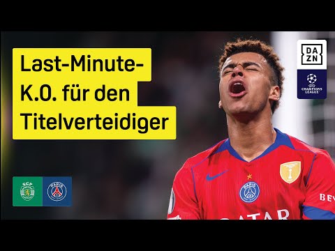Sporting CP - Paris Saint-Germain | UEFA Champions League | DAZN Highlights