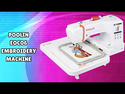 Start DIY Embroidery Today | PooLin EOC06 Embroidery Machine - FULL REVIEW