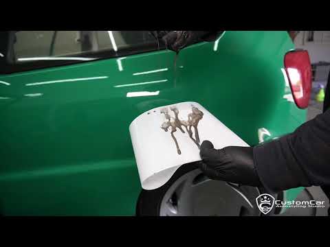 После покраски, 22 года без химчистки салона.