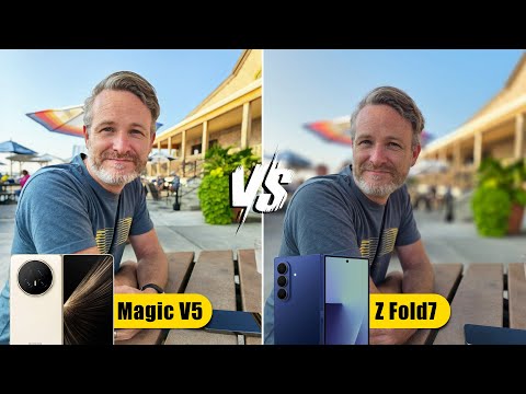 Honor Magic V5 versus Samsung Galaxy Z Fold7 camera comparison