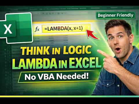 Think in Logic: Excel LAMBDA Function Tutorial (TextAfter, TextBefore & Filter)