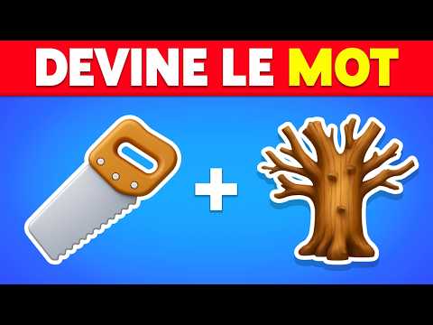 Devine 100 MOTS en ÉMOJIS 🤔🍎🌲 | Rébus et Devinettes en Émojis