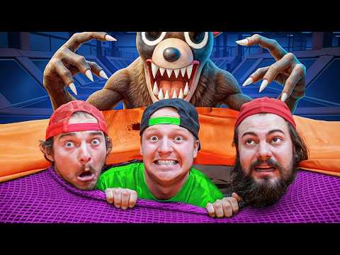 99 Nights In A Trampoline Park!