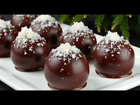🎄 Christmas dessert in 5 minutes! No baking needed! Just a few ingredients!