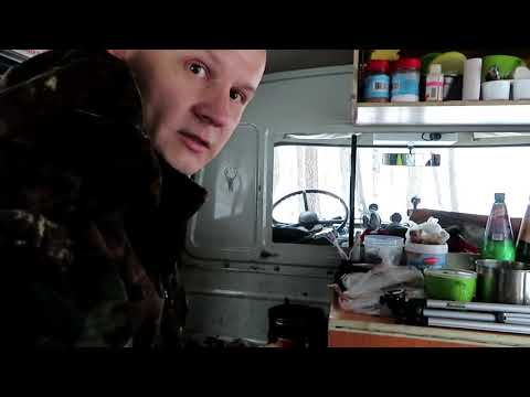 Дом на колесах УАЗ буханка Съёмная лебёдка