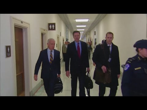 Former FBI director James Comey appears in DC federal court