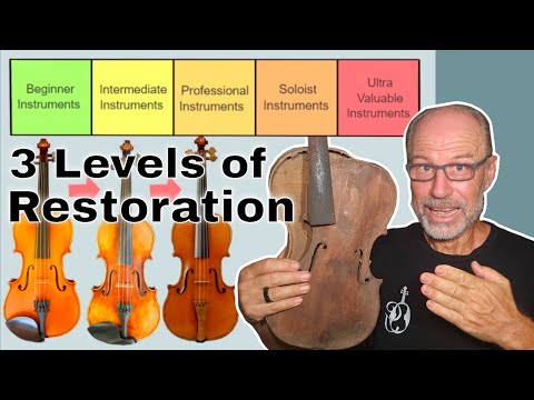 The 3 Different Levels of Violin Restoration
