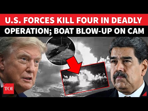 ‘WIPED OUT’: Trump’s Lethal Kinetic Strike On Cam; Big US Operation Amid Venezuela War Fears