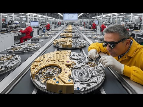 Inside The Swiss Watch Factory - How Billion of Tiny Parts Become $100.000 Mechanical Timepiecec!